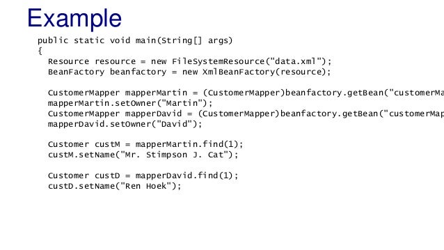example beanfactory