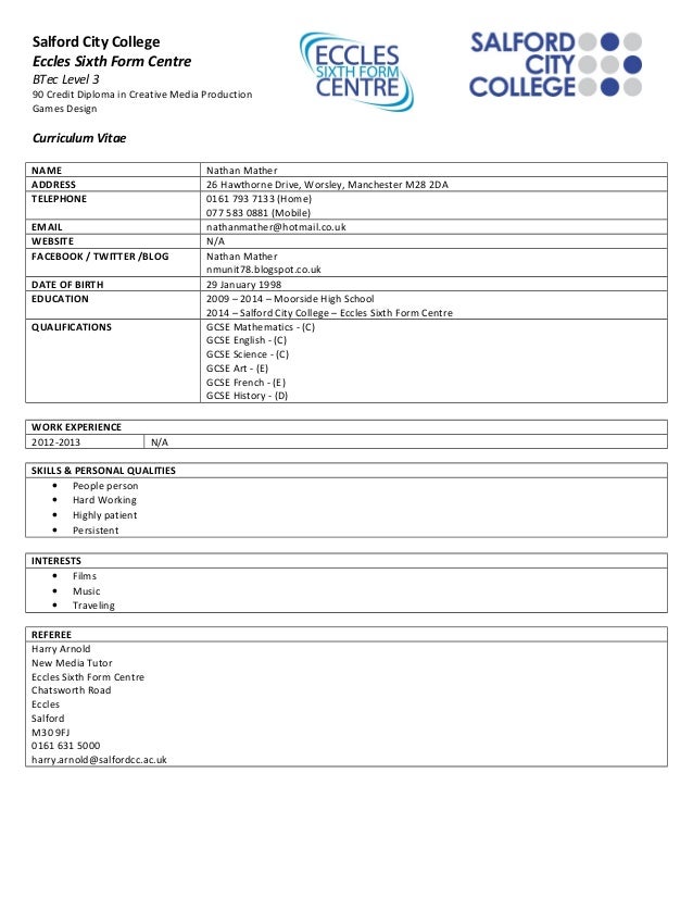 10 year experience of templates l3 gd cv template 260115 10 year experience of templates l3 gd cv template 260115