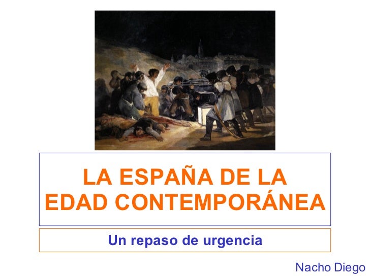LA ESPANA CONTEMPORANEA la espana contemporanea: