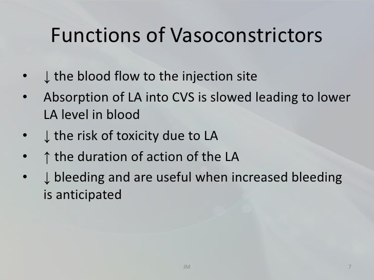 vasoconstrictors