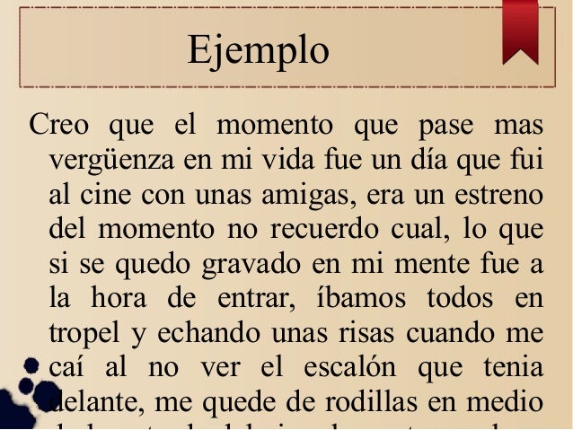 Resultado de imagen para ejemplo de una anecdota