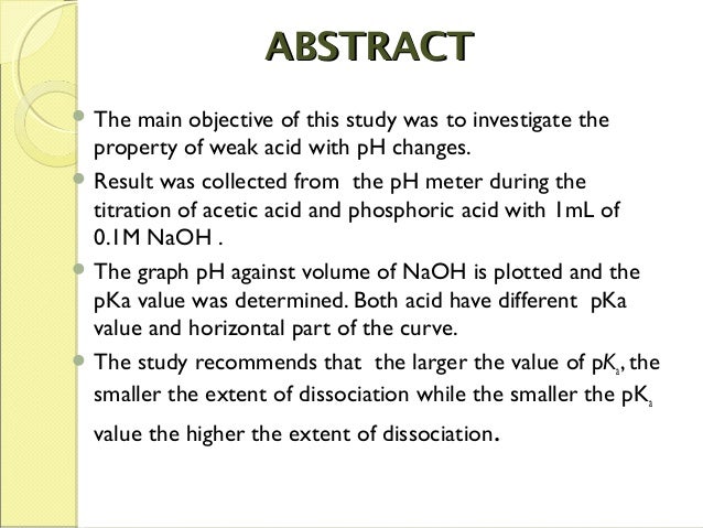 How to write lab abstract