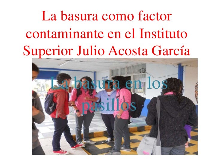 FACTOR CONTAMINANTE factor contaminante: