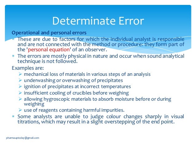 Laboratory Errors