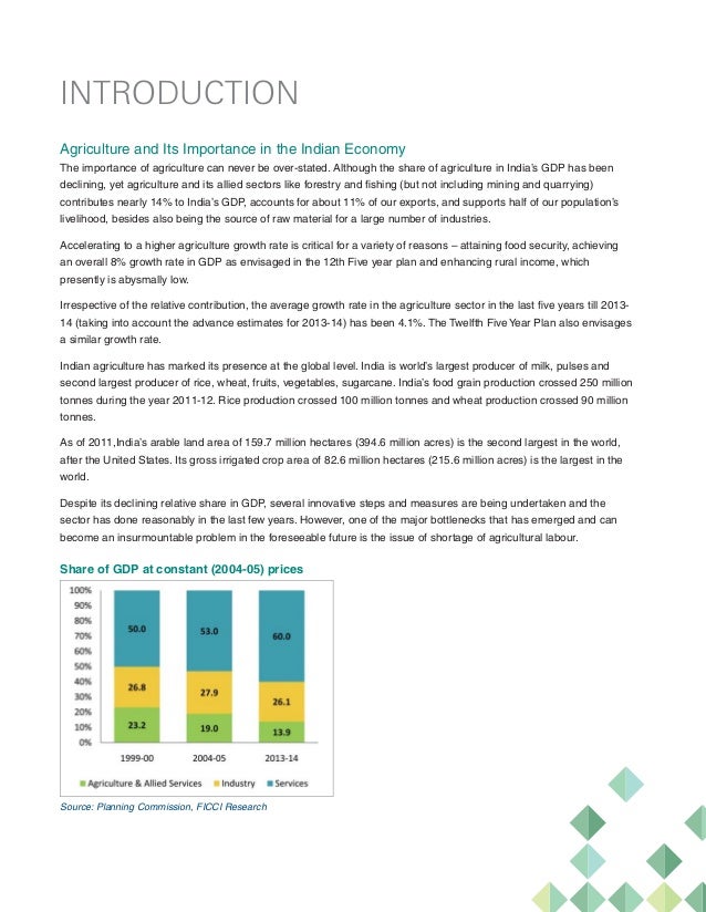 importance of india’s agricultural economy to India’s national agricultural policy accords high priority to the the increasing importance of sustainability in agricultural the economy in general, and by. importance of india’s agricultural economy to India’s national agricultural policy accords high priority to the the increasing importance of sustainability in agricultural the economy in general, and by.