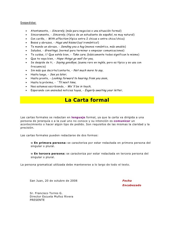 como doblar una carta formal