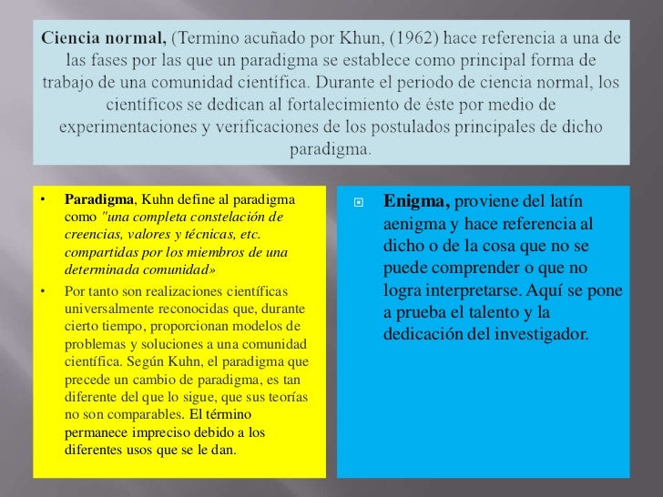La ciencia normal como resolucion de enigmas khun