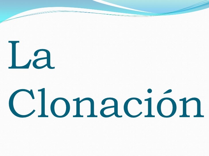clonacion