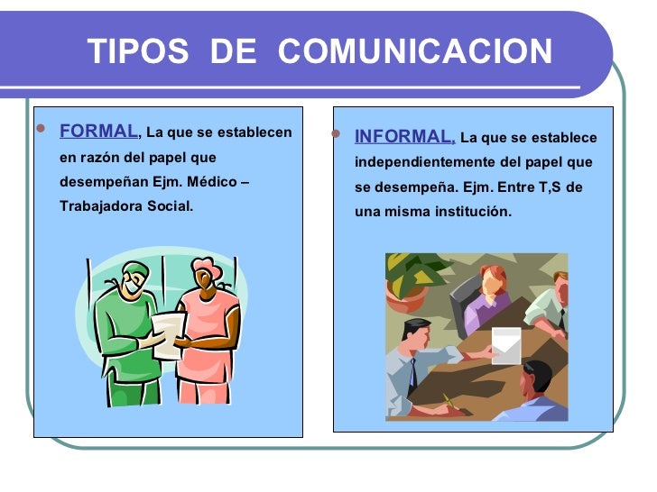 Resultado de imagen para comunicacion formal e informal