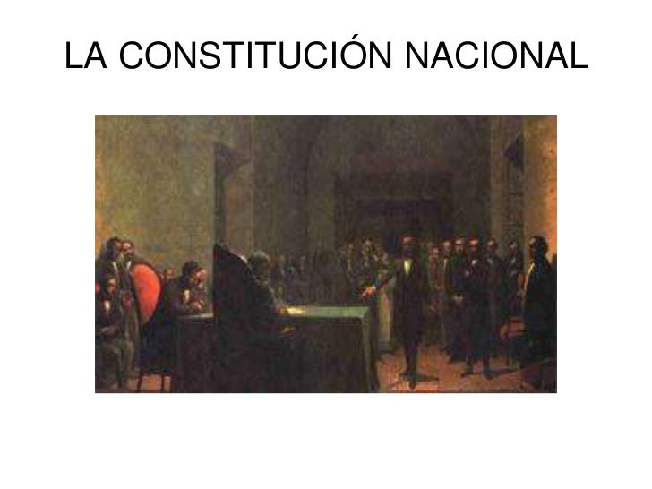 LA CONSTITUCION NACIONAL ES la constitucion nacional es: