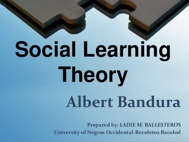 Essays social learning theory of albert bandura