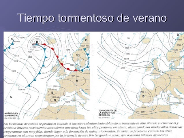 Tiempo tormentoso de verano
