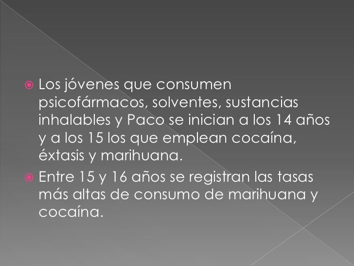 como afecta la droga a los jovenes