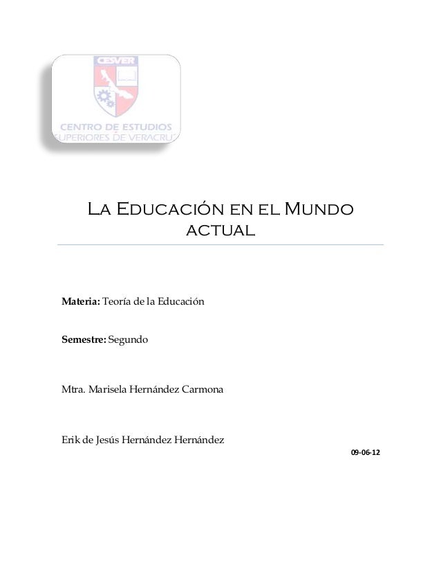 MUNDO EDUCACION ACTUAL mundo educacion actual: