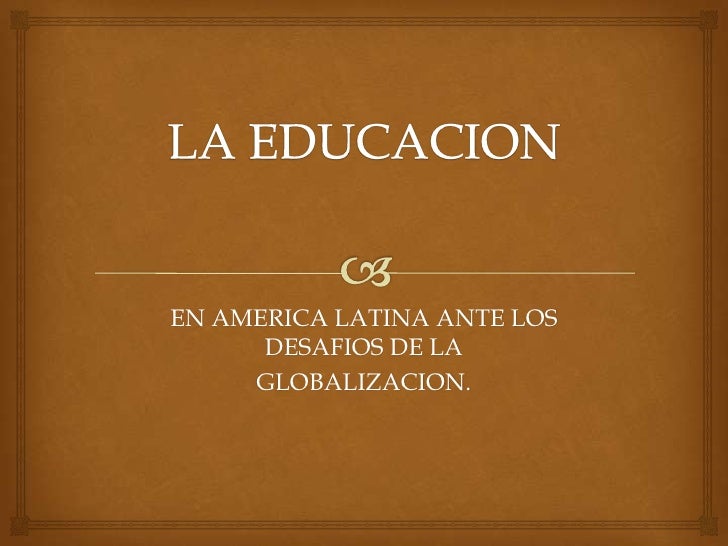 EDUCACION AMERICA LATINA educacion america latina: