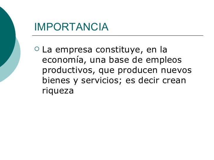 La empresa