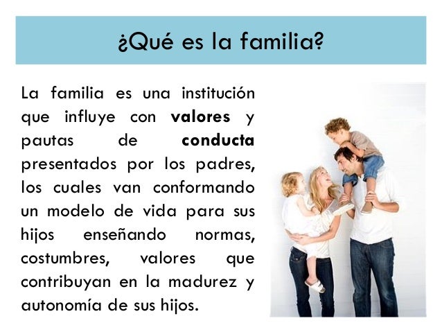 definicion que es la familia