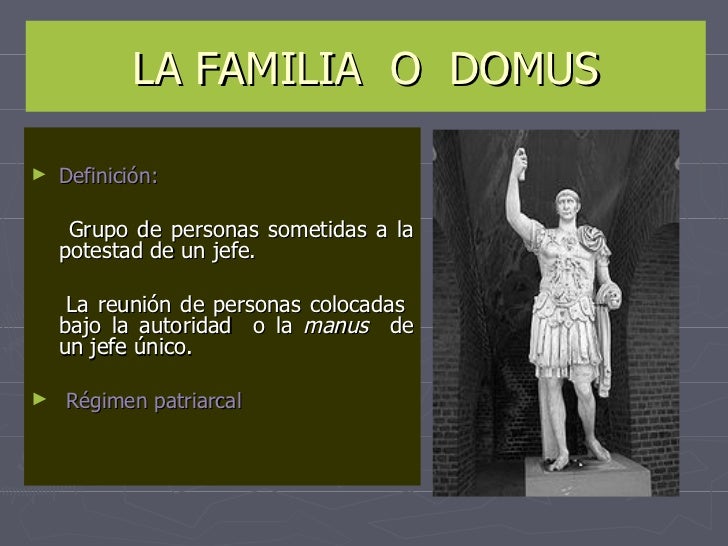 La Familia En El Derecho Romano