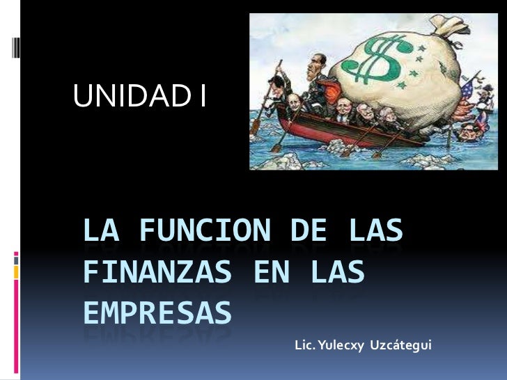 FUNCION DE LAS funcion de las: