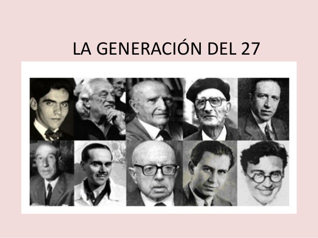 La generación del 27 4º eso