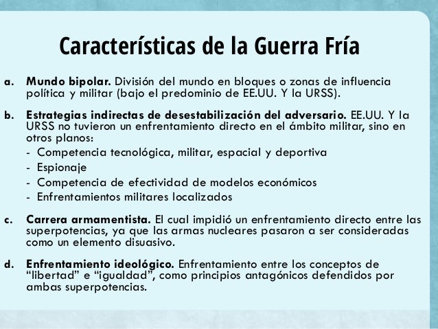 La guerra fría