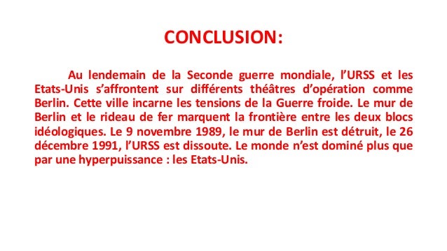 La guerre froide