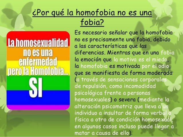 La Homofobia ppt