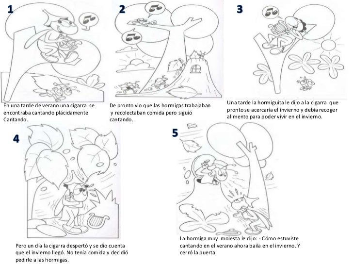 FABULA LA CIGARRA Y LA HORMIGA fabula la cigarra y la hormiga: