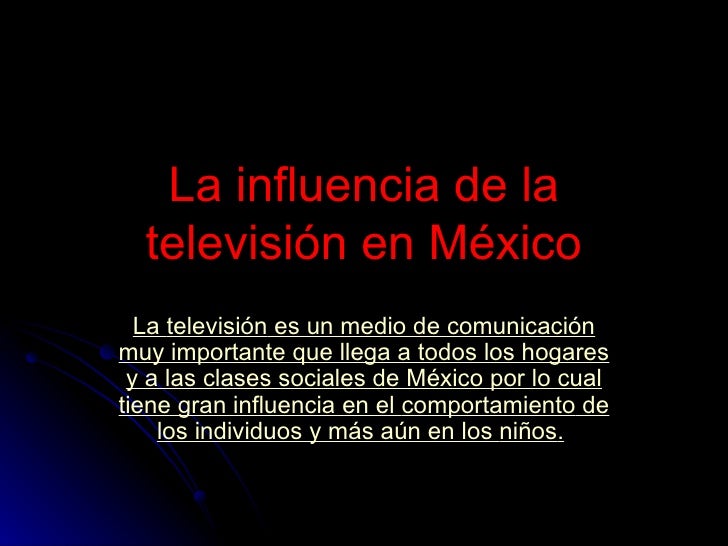 TELEVISION EN MEXICO television en mexico: