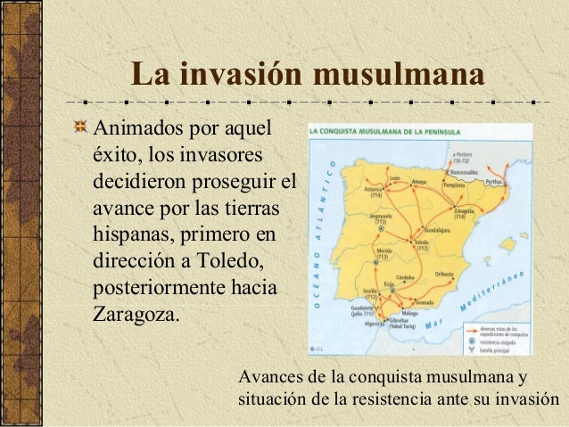 La invasión musulmana y la Reconquista (España - Península Ibérica)