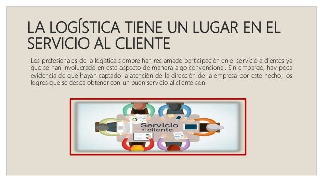 La logística en el servicio al cliente
