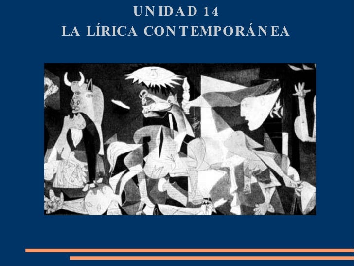 LIRICA CONTEMPORANEA lirica contemporanea: