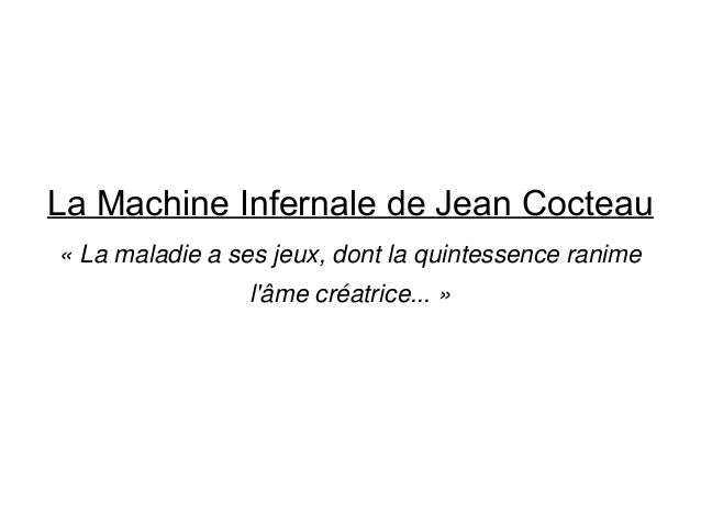 Resume la machine infernale cocteau