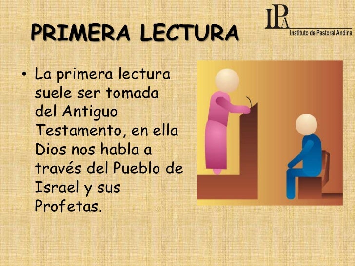 Resultado de imagen para primera lectura