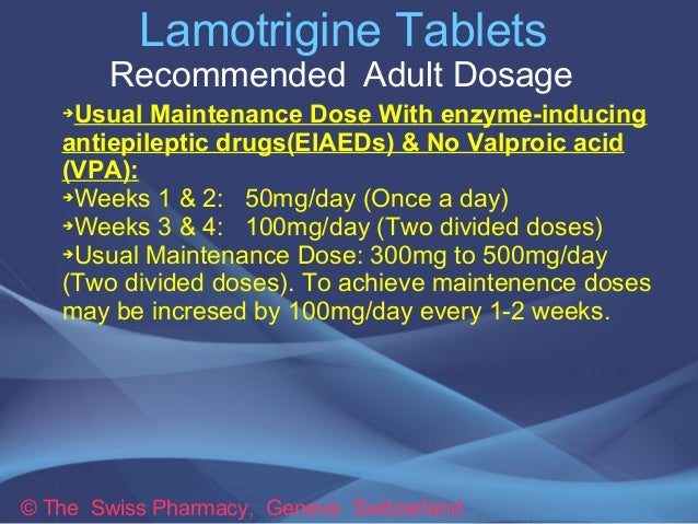 Lamictal Dosage Increase