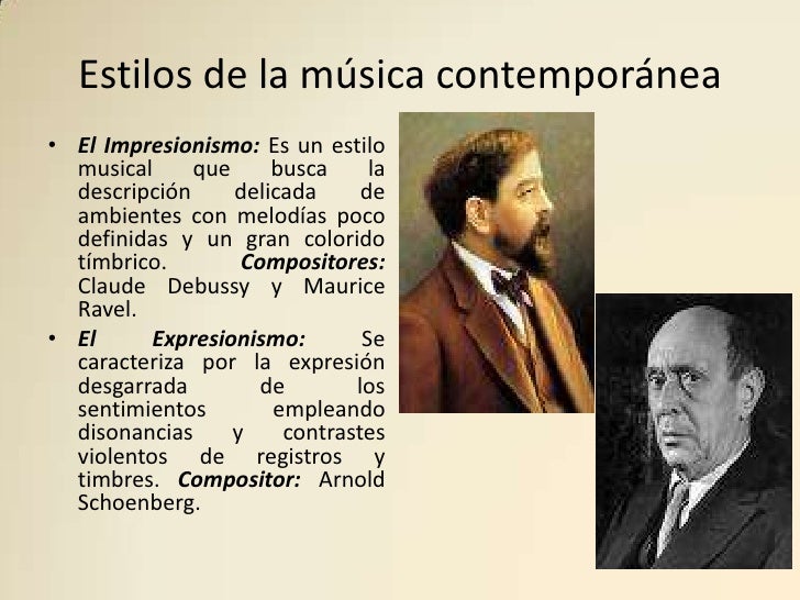 La música del siglo xx y