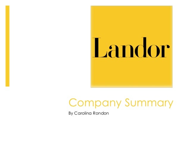 branding companies landor associates case study landor associates