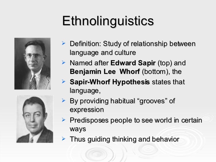 Sapir whorf hypothesis meaning