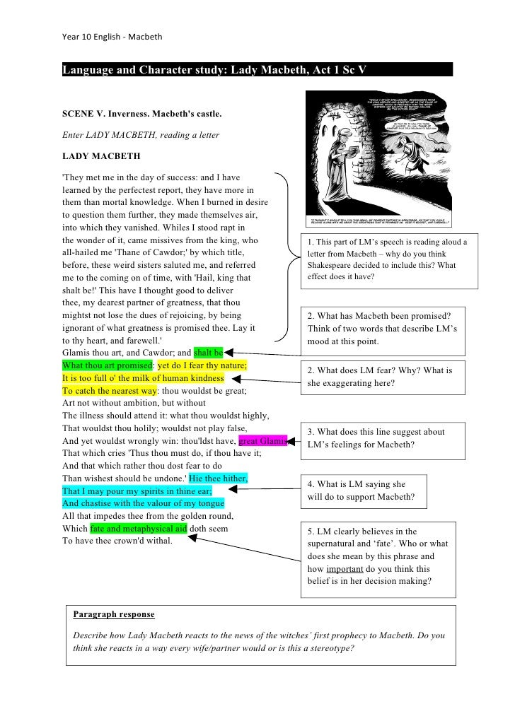 reading macbeth guide