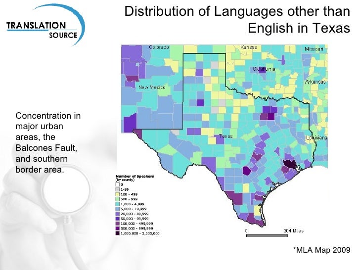 Language And Ethnic Diversity Maps Texas