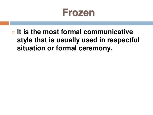 Communicative Styles communicative-styles