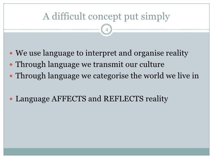 Language in culture essay