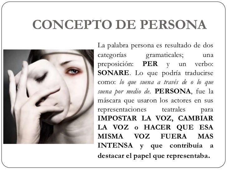 Vs sobre las máscaras para la persona