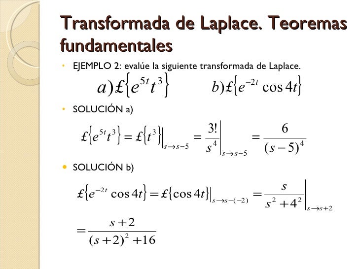 Transformada de Laplace