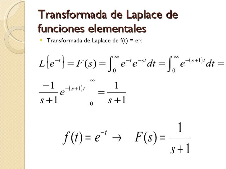 Transformada de Laplace