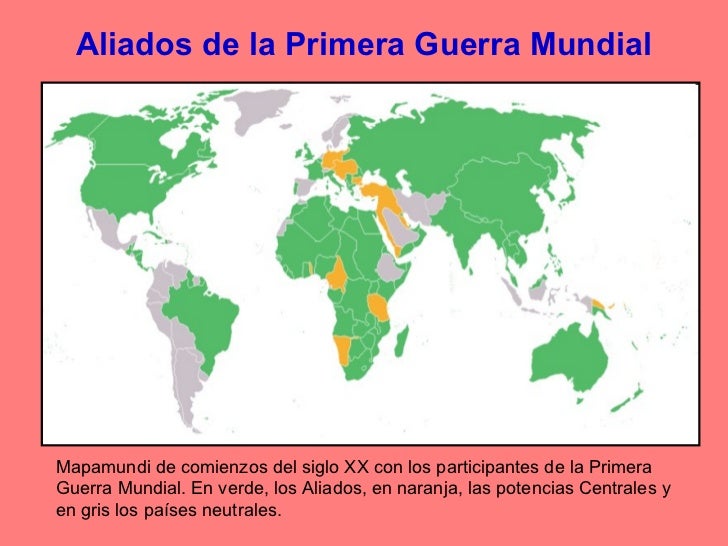 La primera guerra mundial La primera guerra mundial