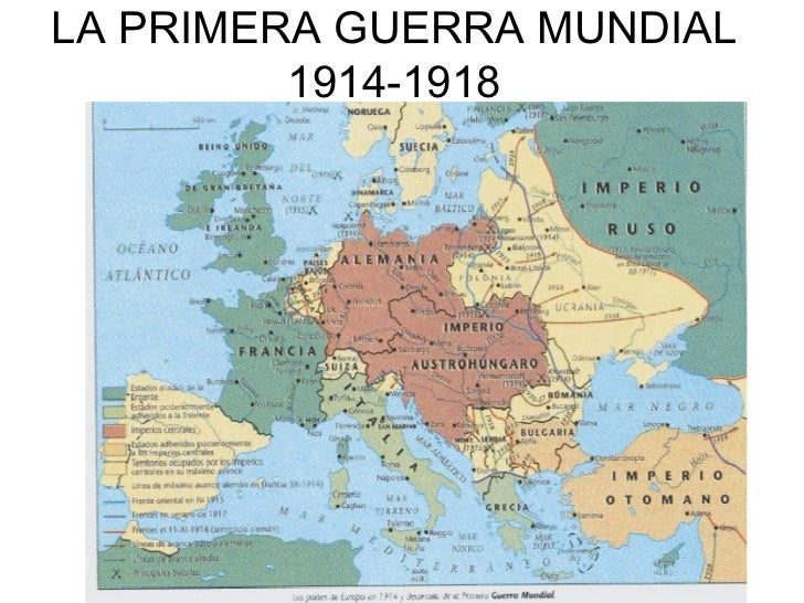 La Primera Guerra Mundial 1914 1918