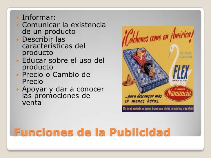 La publicidad y sus funciones