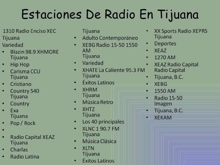 La Radio En Tijuana