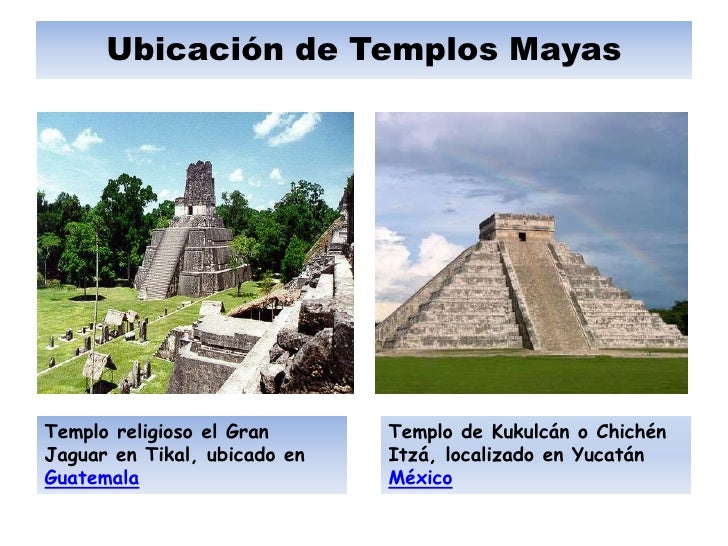 La religión de los mayas La religión de los mayas